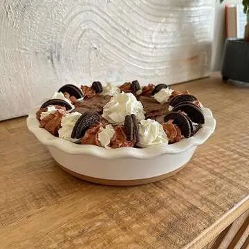 Mora Ceramic Deep Fluted Pie Dish - 9 inch Baking Essential