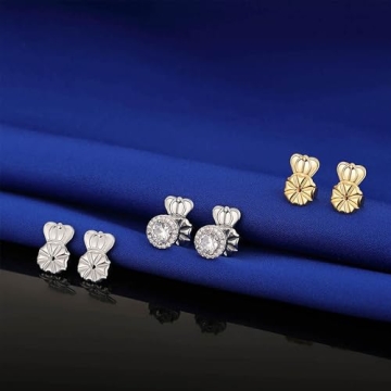 Kouley 14K Earring Lifters for Comfort and Support