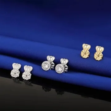 Kouley 14K Earring Lifters for Comfort and Support