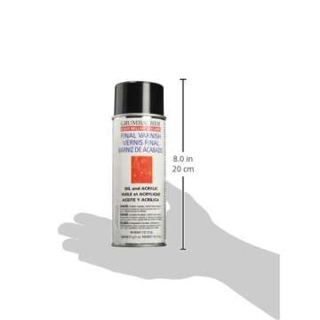 Grumbacher Picture Gloss Varnish for Picture and Oil & Acrylic Painting, 11 oz. Can