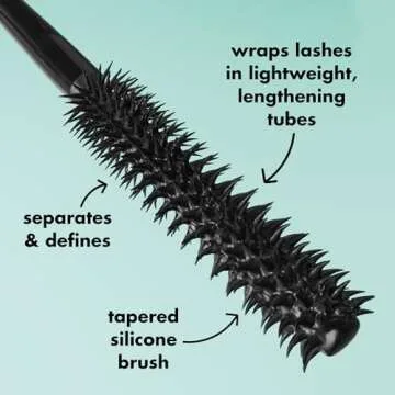 e.l.f. Lash XTNDR Mascara, Made With Tubing Technology For The Look Of Lash Extensions, Clump & Flake Free, Vegan & Cruelty-Free, Soft Black