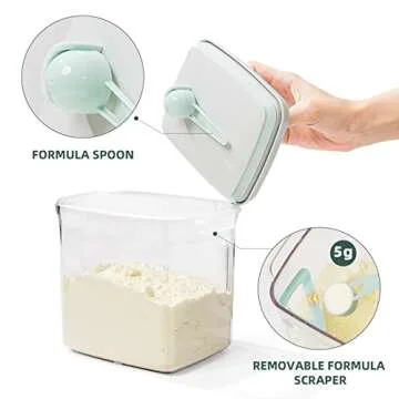 Airtight Tourdeus 1000ml Baby Formula Storage Container