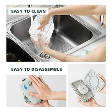 Airtight Tourdeus 1000ml Baby Formula Storage Container