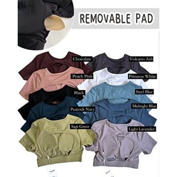 Danysu Open Back Crop Top - Stylish Workout Essential