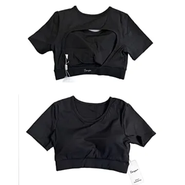 Danysu Open Back Crop Top - Stylish Workout Essential
