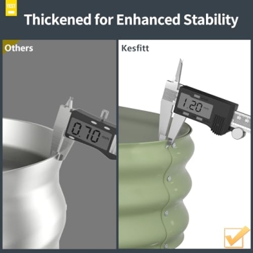 Kesfitt Outdoor Galvanized Raised Garden Bed Kit for Gardening