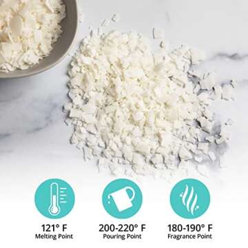 Hearts & Crafts Soy Candle Making Kit - 5 lbs & Wicks