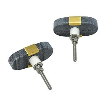 Ajuny Set of 6 Hand-Painted Marble Cabinet Knobs