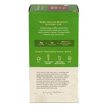 Teeccino French Roast Caffeine-Free Herbal Tea - 25 Bags
