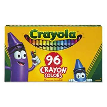 Crayola Classic Color Crayons, 96 Colors with Sharpener