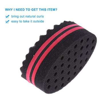 Magic Barber Curl Sponge Brush for Perfect Natural Curls