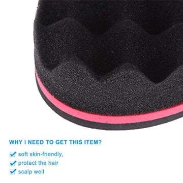 Magic Barber Curl Sponge Brush for Perfect Natural Curls