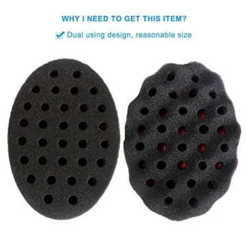 Magic Barber Curl Sponge Brush for Perfect Natural Curls