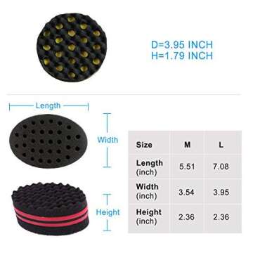 Magic Barber Curl Sponge Brush for Perfect Natural Curls