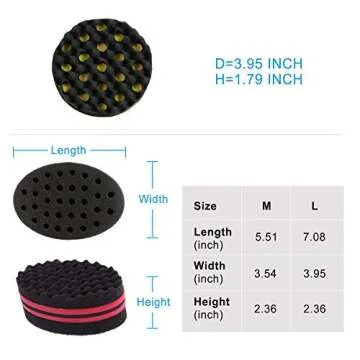 Magic Barber Curl Sponge Brush for Perfect Natural Curls