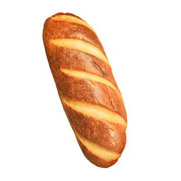 Wepop 3D Bread Shape Pillow - Fun & Soft Lumbar Cushion
