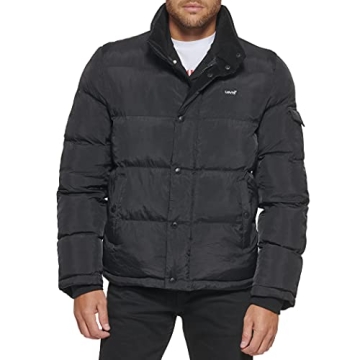 Levi's Men's Bubble Puffer Coat - Stay Warm in Style