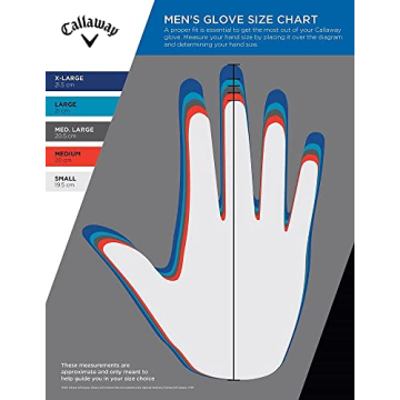 Premium Callaway Weather Spann Golf Glove for Left Hand