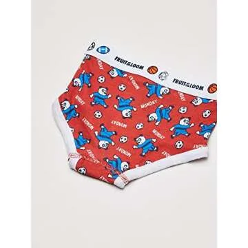 Fruit of the Loom boys Tag Free Cotton briefs underwear, Toddler â€“ 7 Pack Days Week, 2-3T US