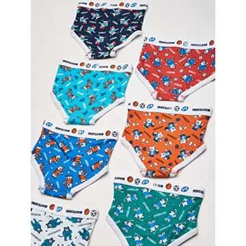 Fruit of the Loom boys Tag Free Cotton briefs underwear, Toddler â€“ 7 Pack Days Week, 2-3T US