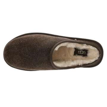 UGG Men's Classic Slip-ON Shaggy Suede Slippers - Ultimate Comfort and Style