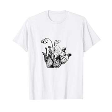 Carnivorous Plants Tee Vintage Sarracenia Purpurea Botanical T-Shirt