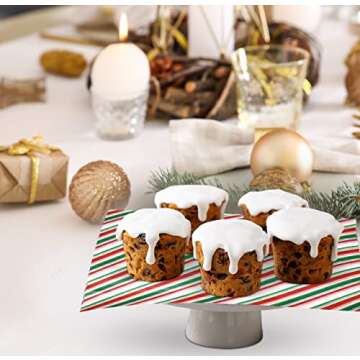 Gift Boutique Christmas Wax Paper 120 Sheets for Holiday Baking