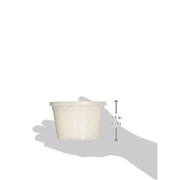 Reditainer Extreme Freeze Deli Food Containers with Lids, 16-Ounce, 36-Pack, 36-Pack, 16 Oz