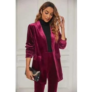 Stylish GRAPENT Red Blazer - Perfect for Office Wear