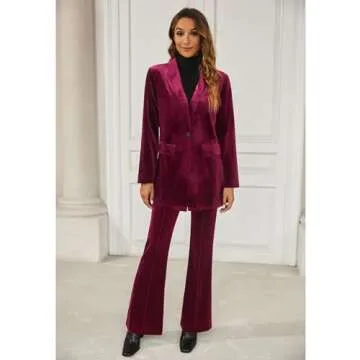 Stylish GRAPENT Red Blazer - Perfect for Office Wear