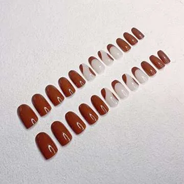 24 Pcs Press on Nails, Sunjasmine Acrylic Design Kit