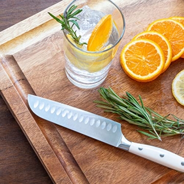 ROSSIE HOME Large Acacia Wood Cutting Board for Culinary