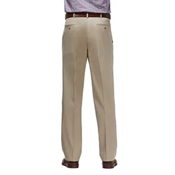 Haggar No Iron Khaki Pants - Classic Fit Comfortable Style