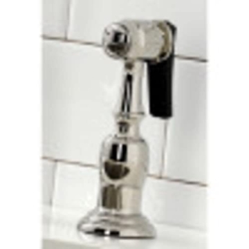 Kingston Brass Heritage Bridge Kitchen Faucet Polished Nickel