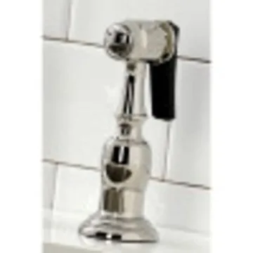 Kingston Brass Heritage Bridge Kitchen Faucet Polished Nickel