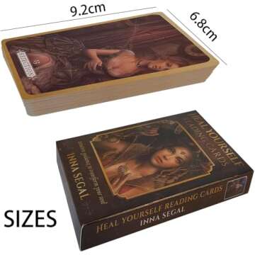 GERRIT Self-Healing Oracle Cards, Beginner Tarot Cards, Classic Oracle Cards, Powerful Healing Energy for Emotional and Spiritual Trauma