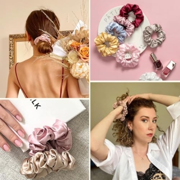 LilySilk Silk Hair Scrunchie - 100% Mulberry Silk