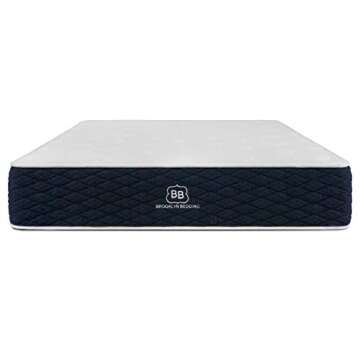 Brooklyn Bedding Signature 11" Hybrid Mattress with Pressure Relieving Foam, Queen Medium