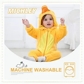 Baby Winter Hooded Romper - Flannel Panda Design