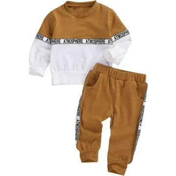 Toddler Unisex Long Sleeve T-Shirt & Pants Set