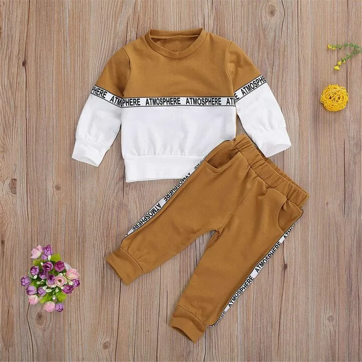 Toddler Unisex Long Sleeve T-Shirt & Pants Set