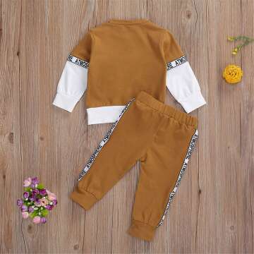 Toddler Unisex Long Sleeve T-Shirt & Pants Set
