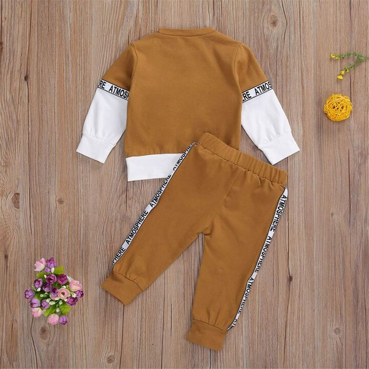 Toddler Unisex Long Sleeve T-Shirt & Pants Set