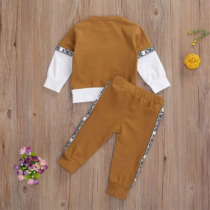 Toddler Unisex Long Sleeve T-Shirt & Pants Set