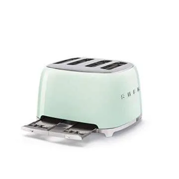 Smeg 50s Retro Toaster & Kettle Bundle in Pastel Green