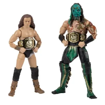 All Elite Wrestling UNRIVALED 2 Pack Jurassic Express - 6-Inch Luchasaurus and Jungle Boy Figures wi...