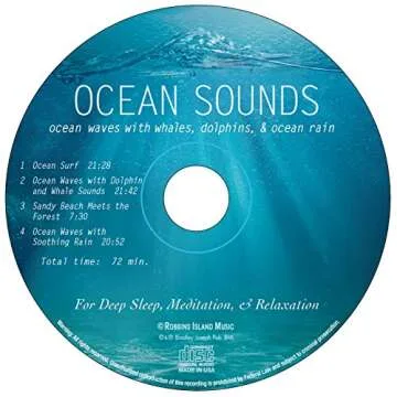 Ocean Sounds: Ocean Waves with Whales, Dolphins, & Ocean Rain (Nature Sounds, Deep Sleep Music, Medi...