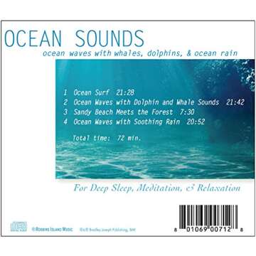 Ocean Sounds: Ocean Waves with Whales, Dolphins, & Ocean Rain (Nature Sounds, Deep Sleep Music, Meditation, Relaxation Sounds of the Sea)