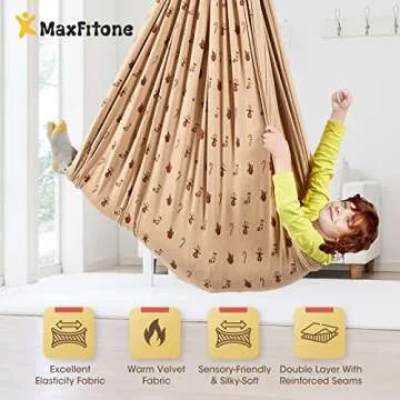 Sensory Swing for Kids - Indoor Adjustable Hammock
