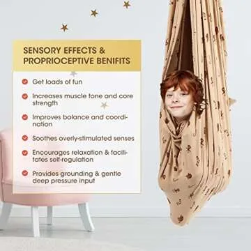 Sensory Swing for Kids - Indoor Adjustable Hammock